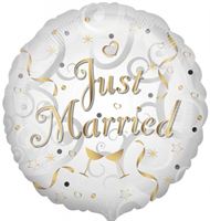 Buy & Send Just Married 18 inch Foil Balloon